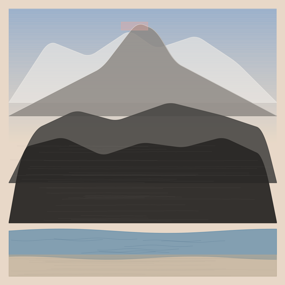 The gorge at first light. The Indus below, Nanga Parbat above. Between them, the terrace where everything was written.